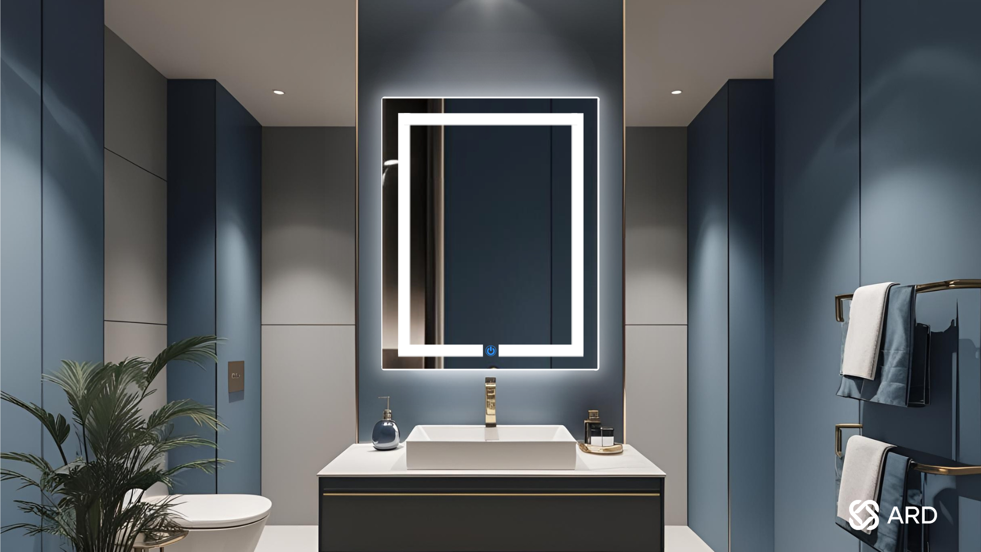 Beneficios de tener un espejo para baño con luz LED