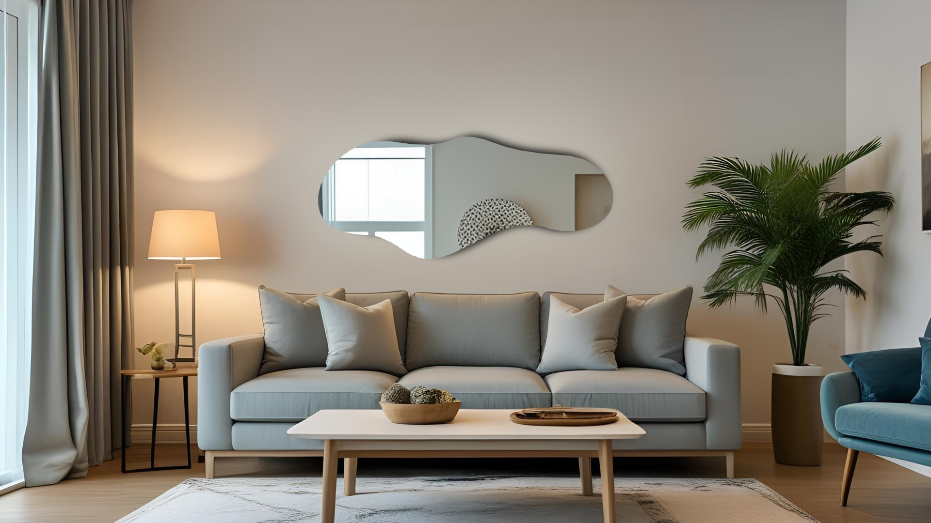 Espejo decorativo de pared ARD Glanz Cloud 55 x 120