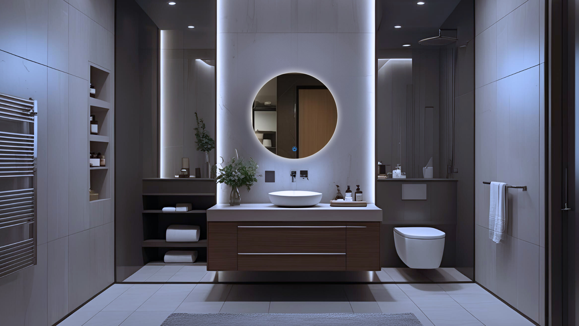 Espejo para baño con luz led ARD backlit soul 60 con luz fria