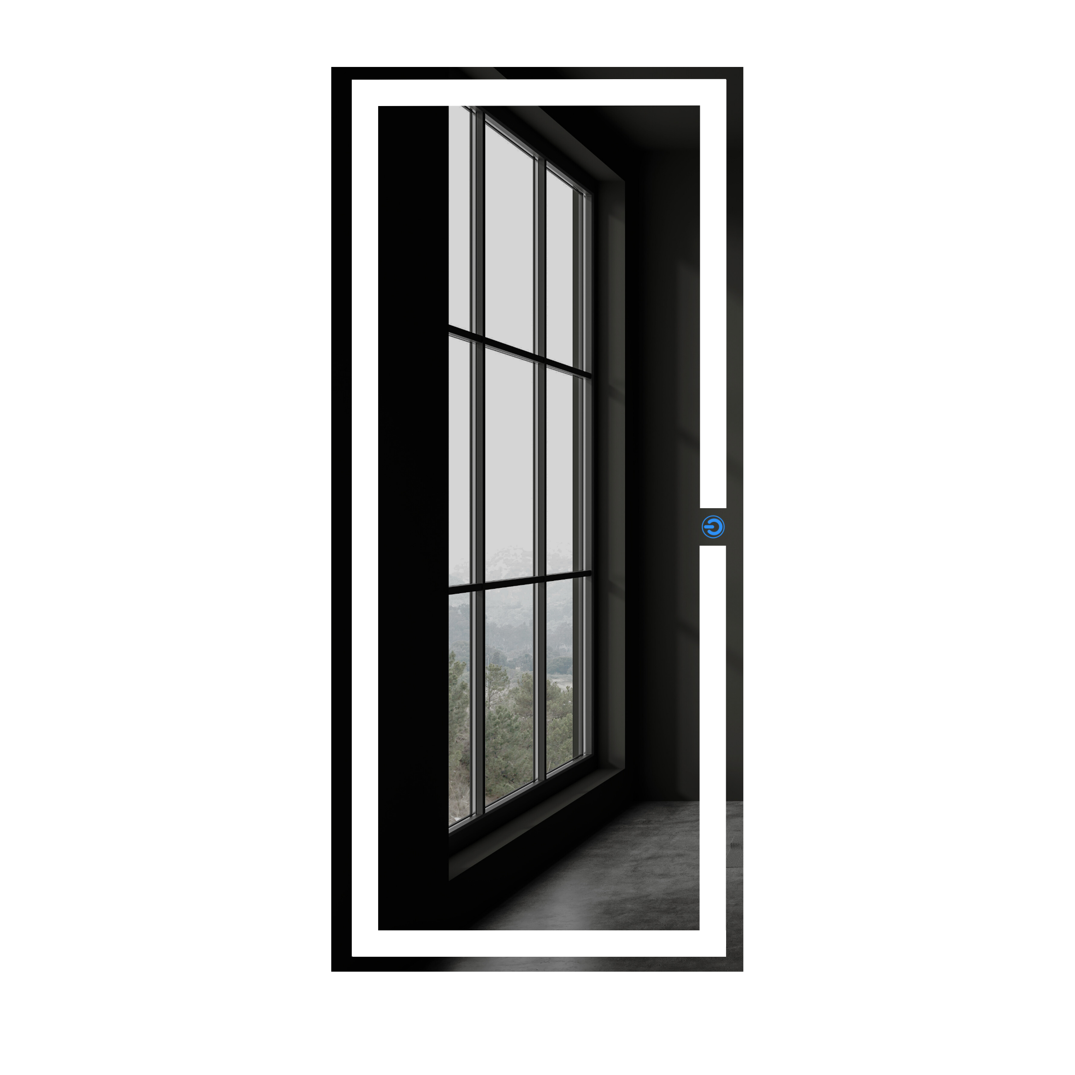Espejo de cuerpo completo con luz LED de pared 120x52 cm | ARD