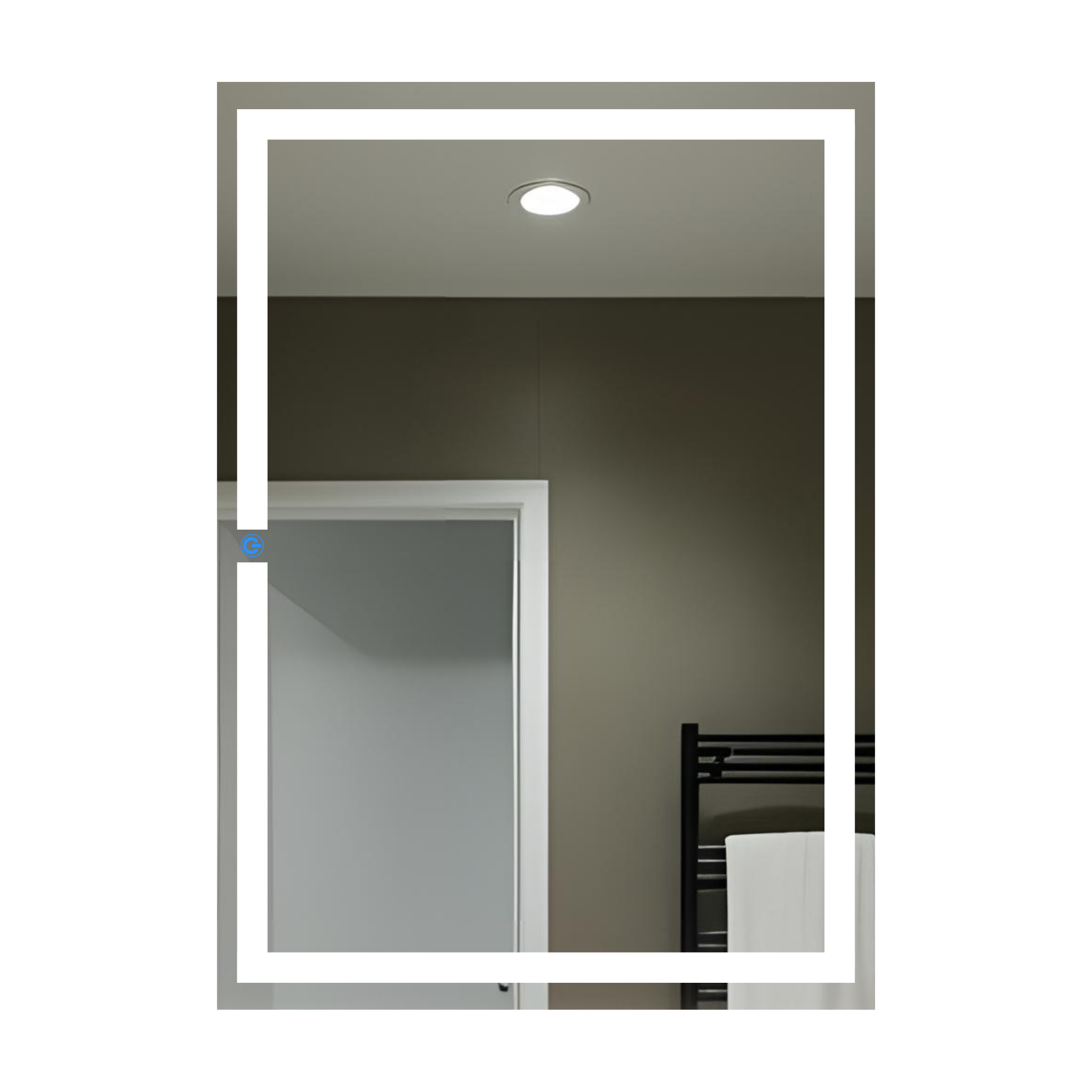 Espejo para baño con luz LED 120x90 cm | Glanz Prestige ARD