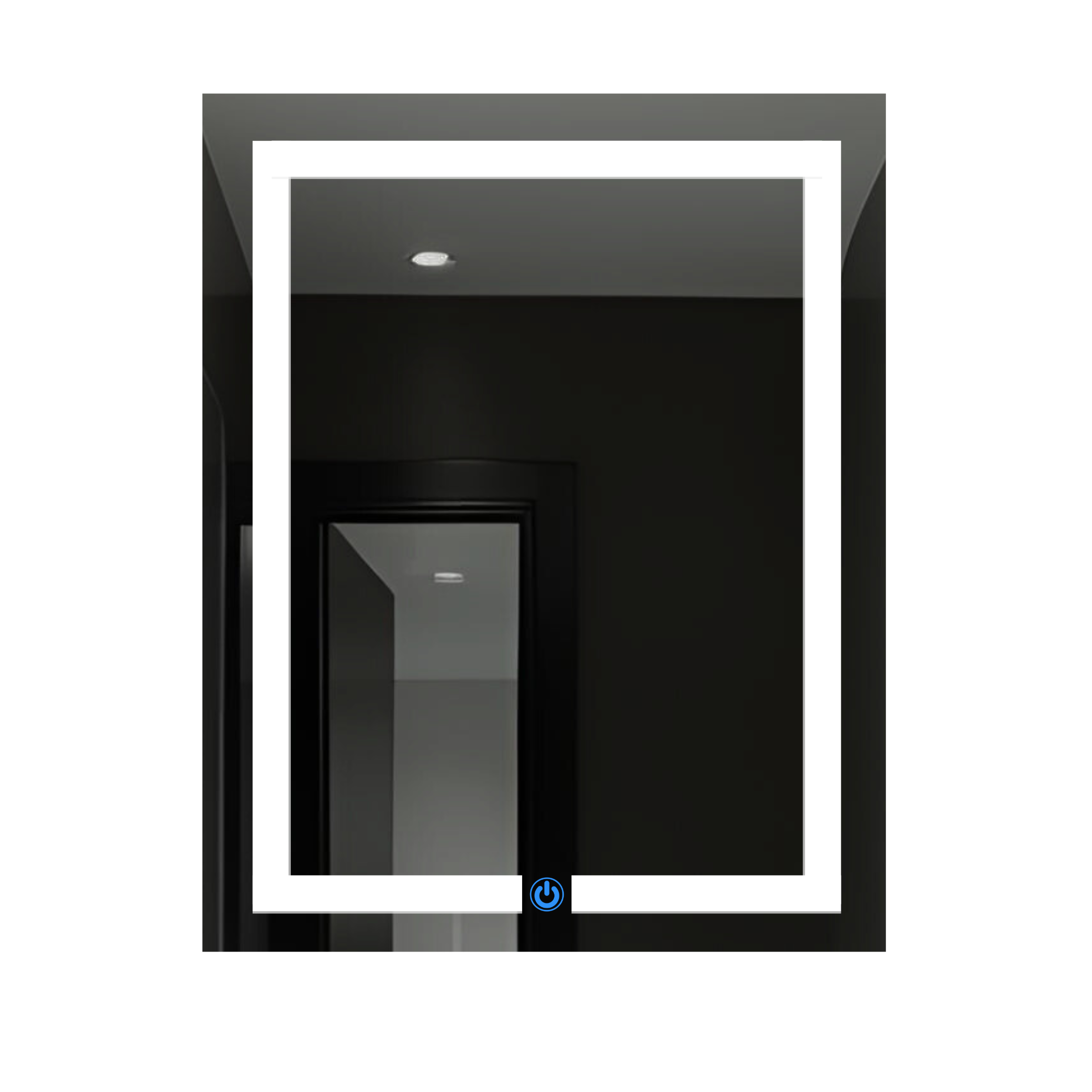 Espejo para baño con luz LED rectangular 78x60 cm modelo Glanz Luminous Glass ARD con encendido touch
