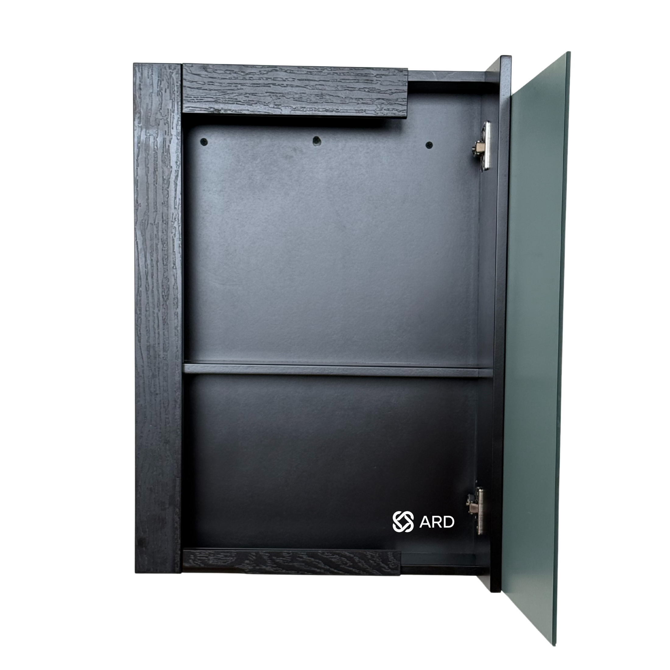 Gabinete baño con espejo 56x40 cm madera oscura | ARD