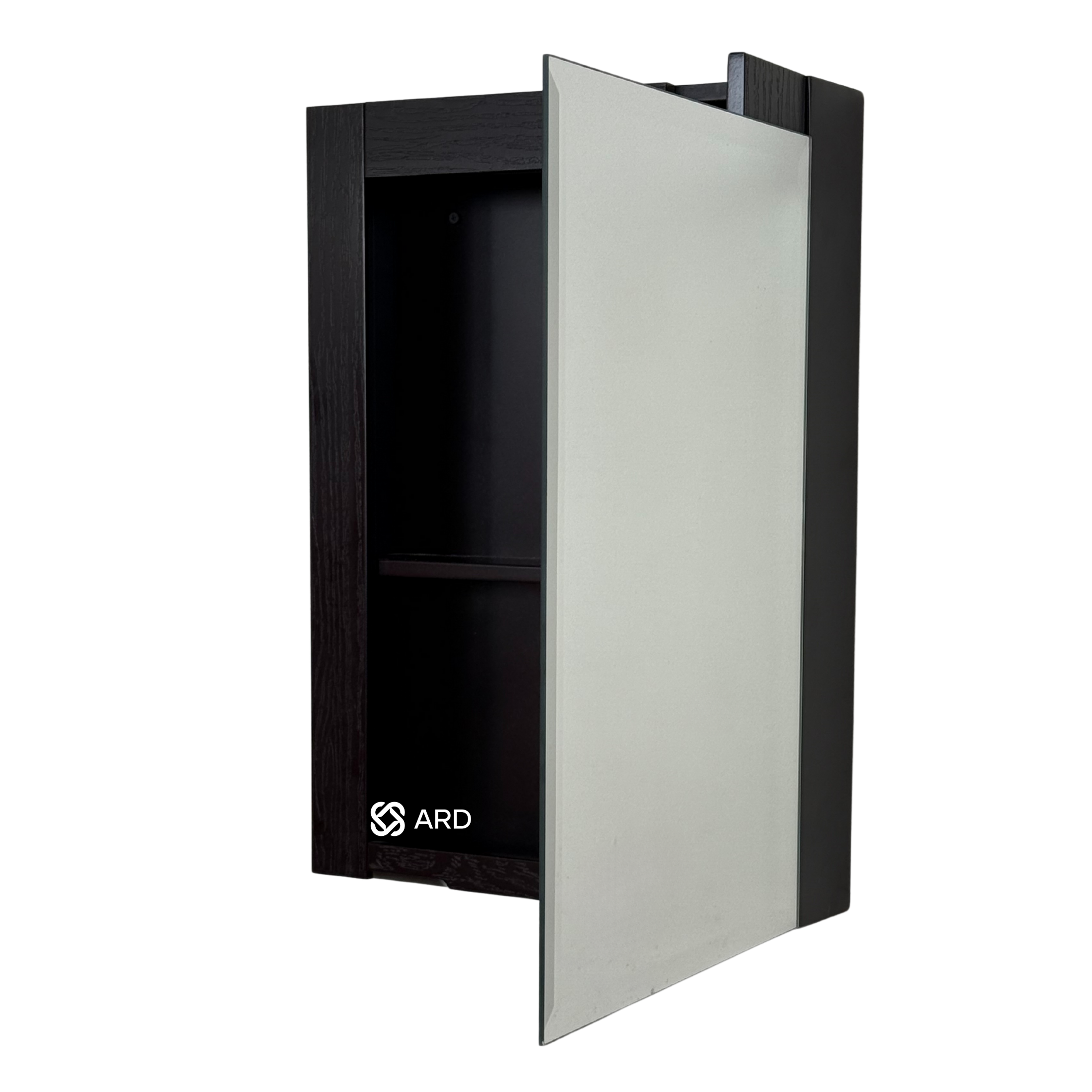 Gabinete baño con espejo 56x40 cm madera oscura | ARD
