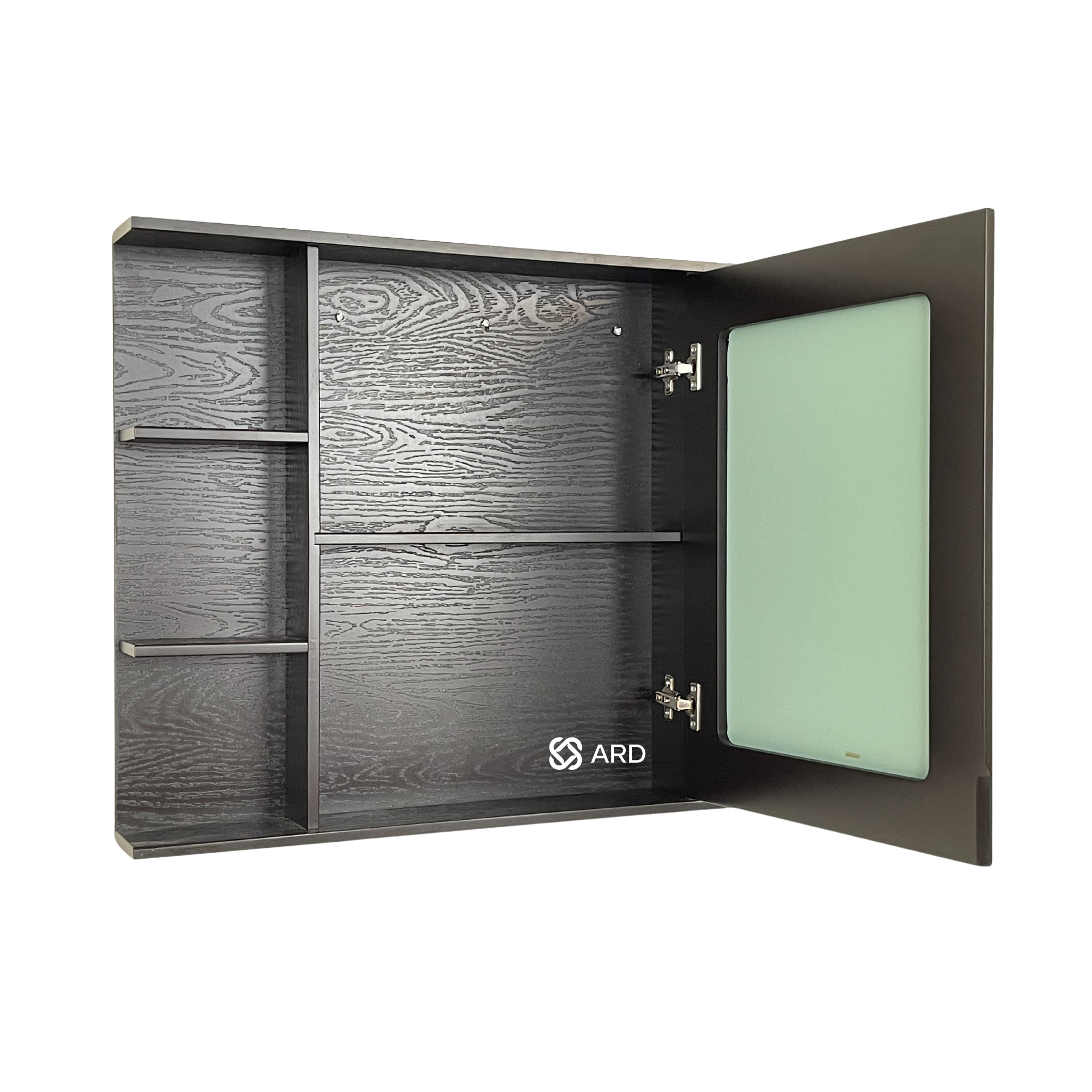 Gabinete baño con espejo 78x60 cm estantes laterales | ARD