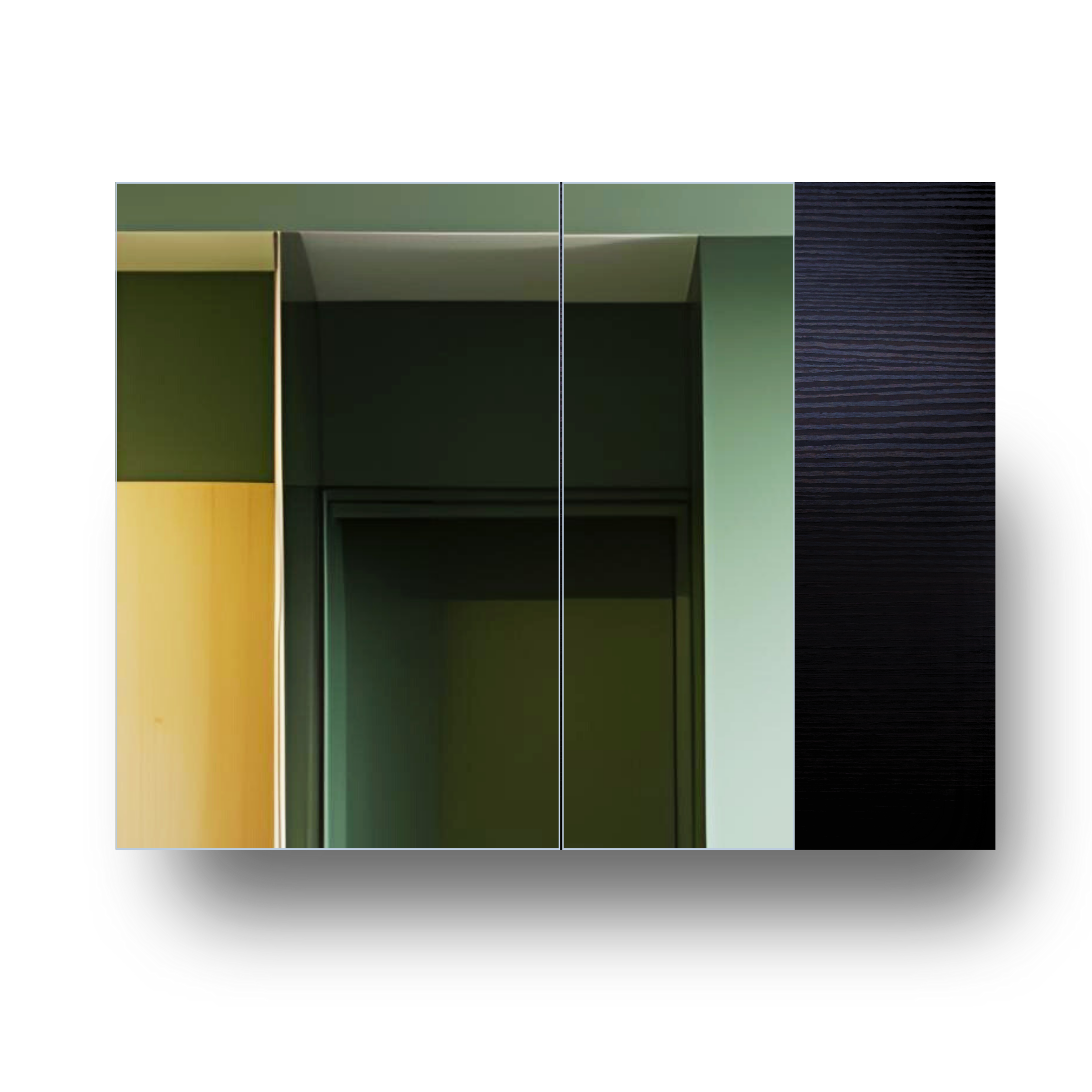 Gabinete para baño con espejo 78x60 cm montaje en pared