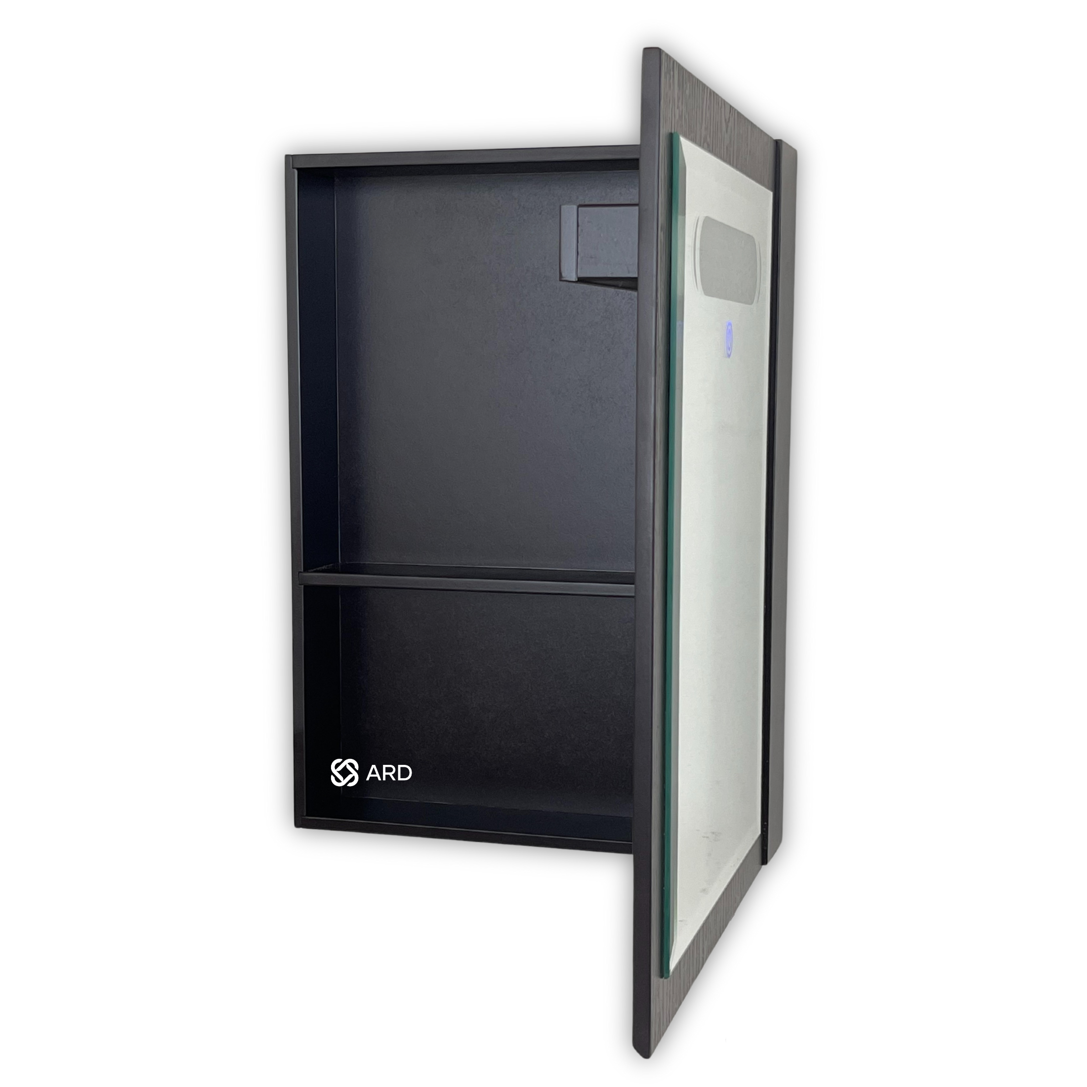 Gabinete para baño con espejo y luz LED 60x44 cm montaje en pared ARD