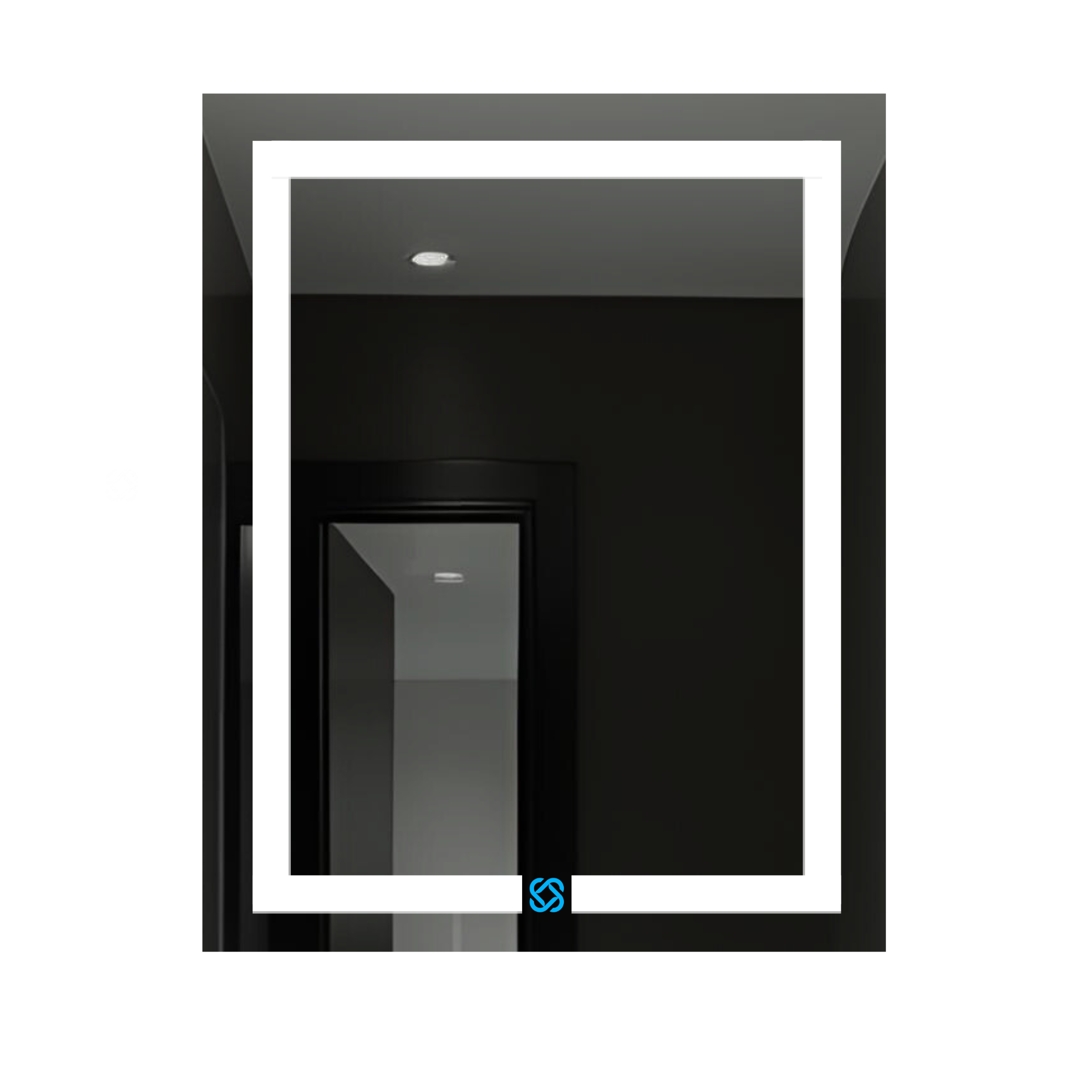 Espejo para baño con luz LED ARD rectangular GLG 78 × 60 cm