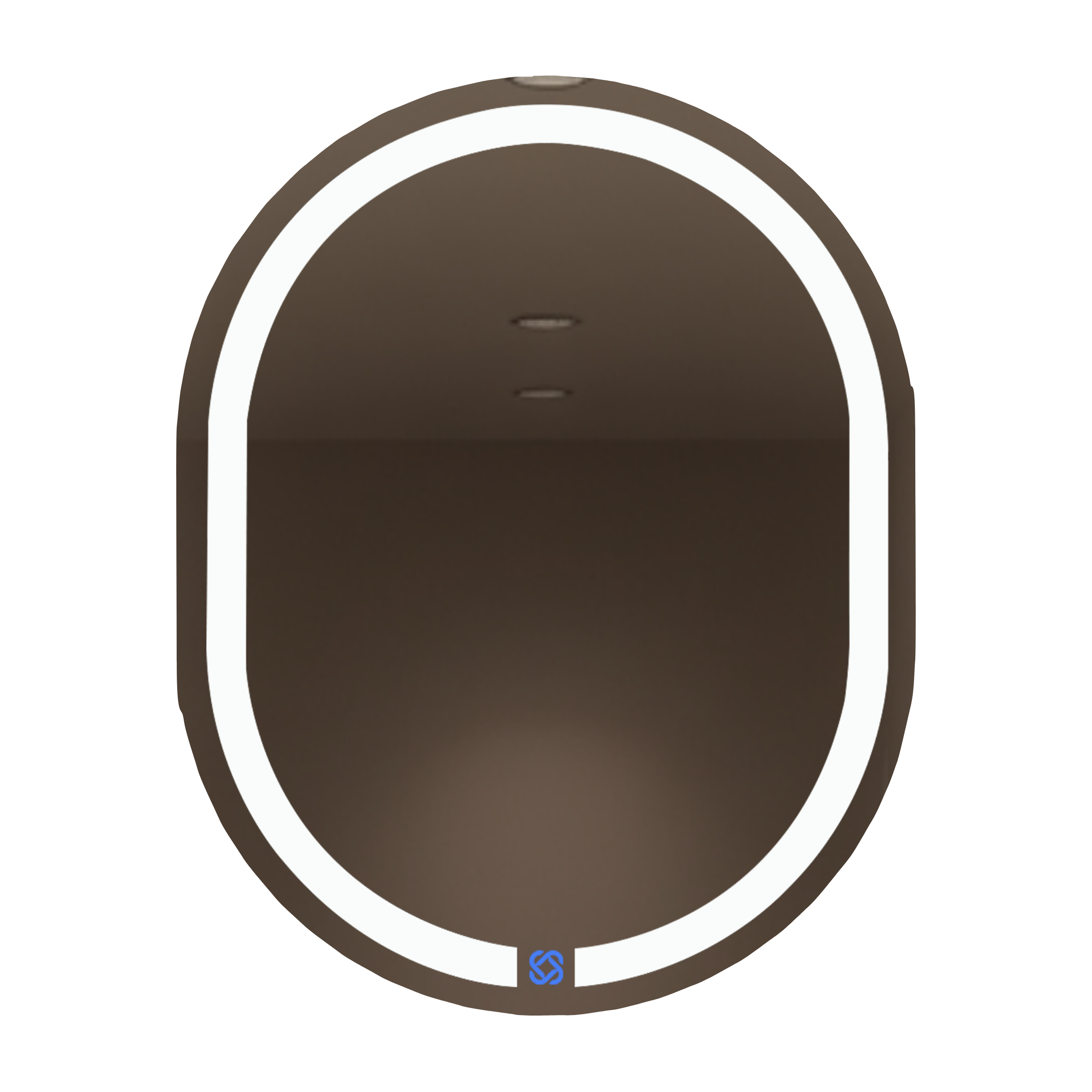 Espejo para baño con luz LED ARD ovalado GLG Oval 78 × 60 cm