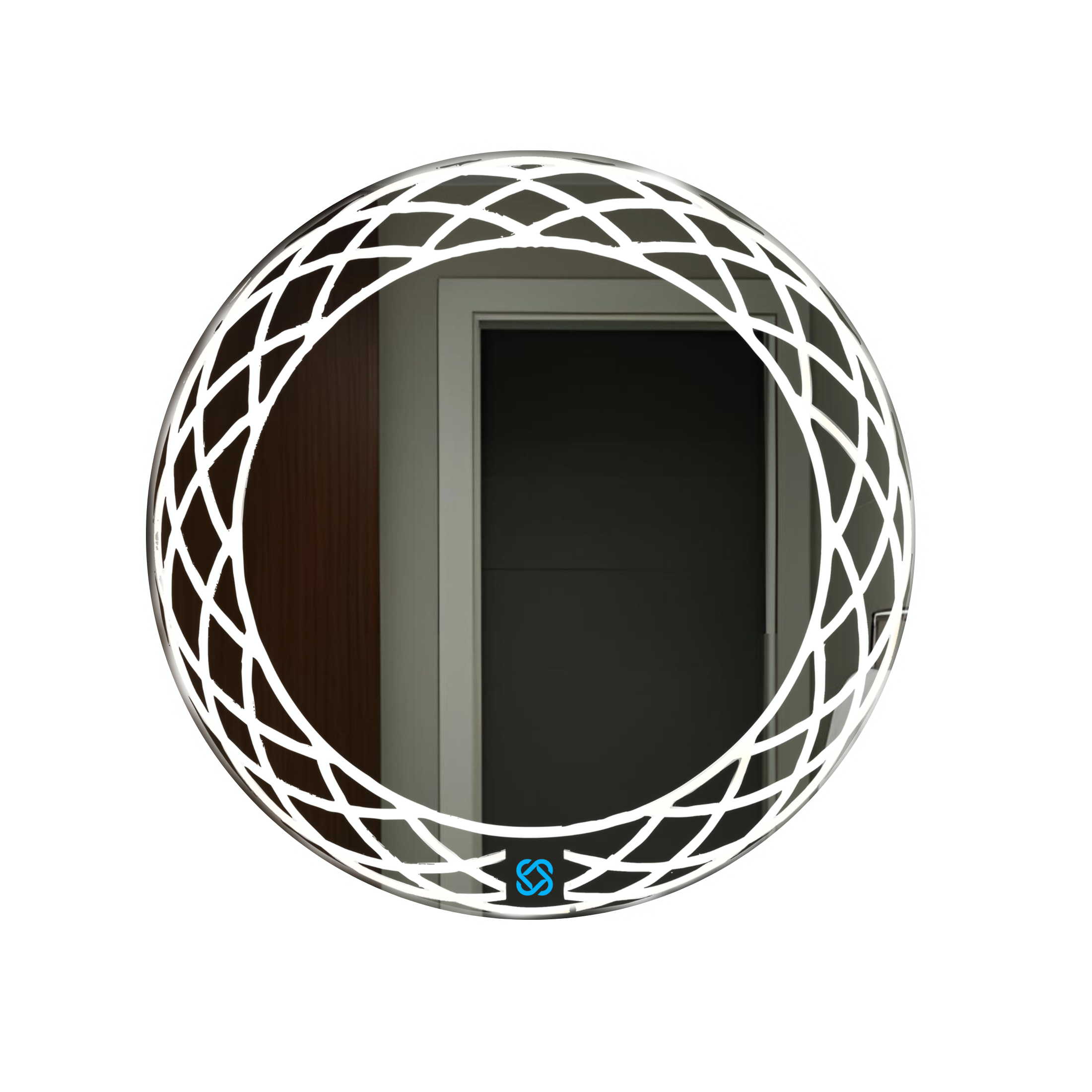 Espejo para baño con luz LED ARD redondo GLG Mirage 60 cm