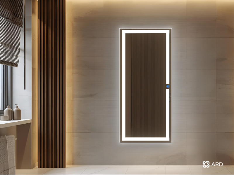 Espejo led de cuerpo completo ARD en habitación moderna 