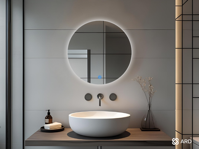 Espejo led touch para baño modelo ARD Backit Soul 60cm redondo